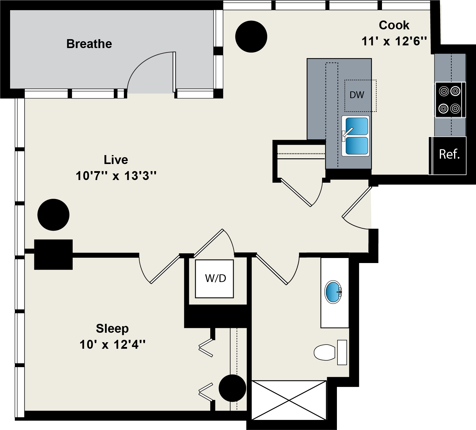Unit 1-0719 floor plan